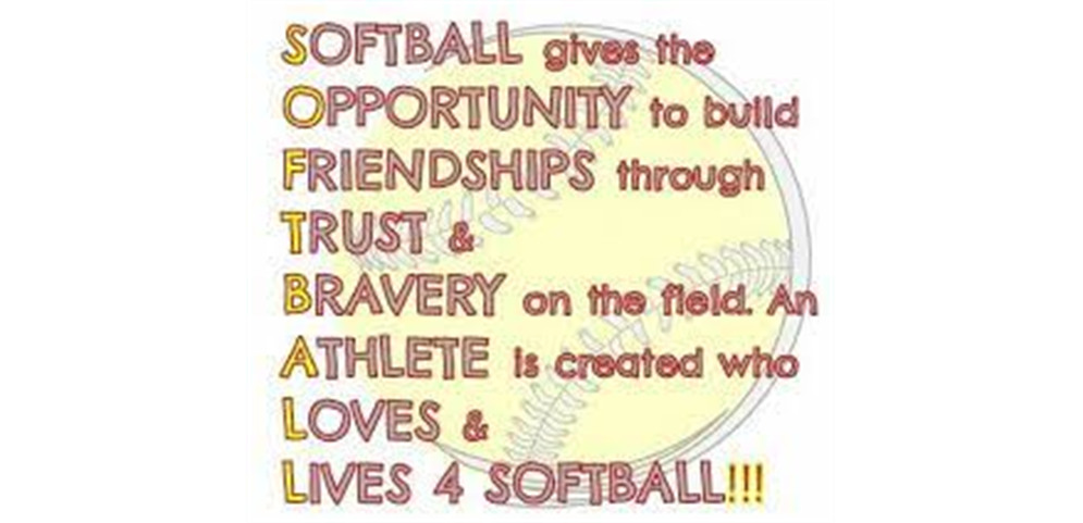 SOFTBALL SEASON IS ALMOST HERE