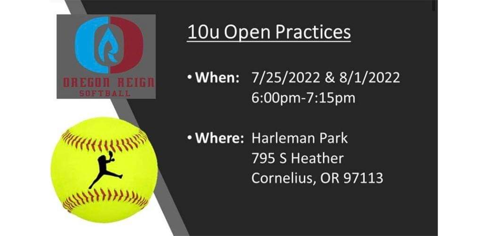 Oregon Reign 10U Try Outs